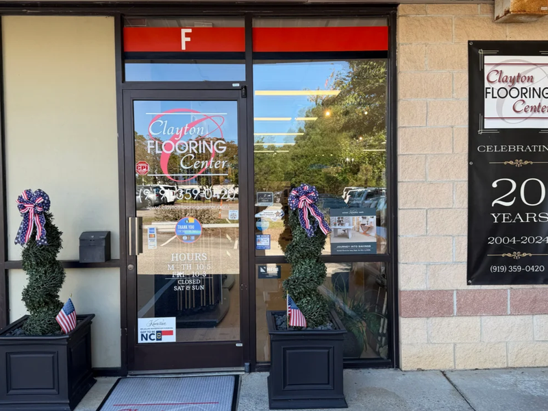 Clayton flooring center showroom