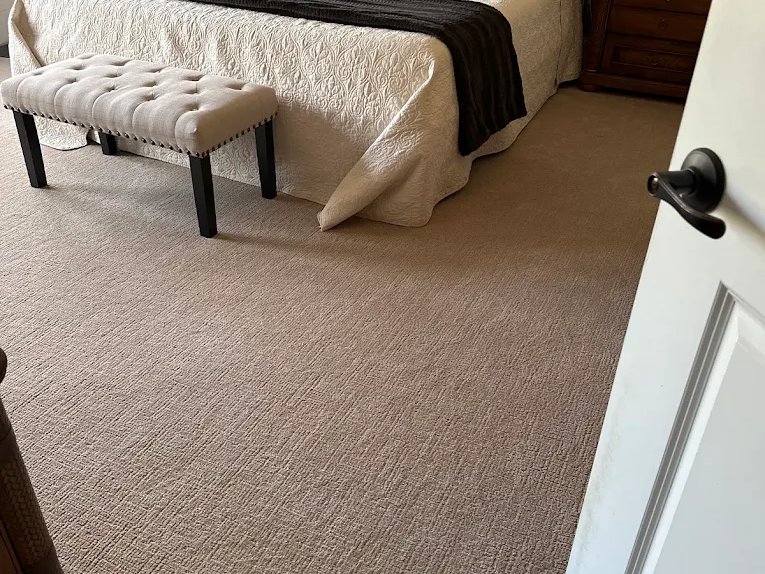 bedroom carpet installation